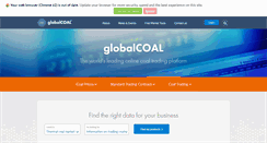 Desktop Screenshot of globalcoal.com